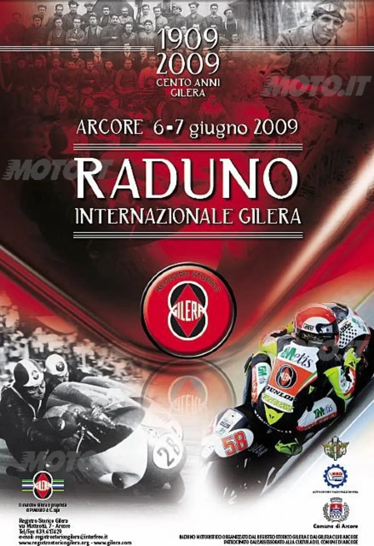 Raduno Internazionale Gilera del Centenario, Arcore 6 e 7 giugno
