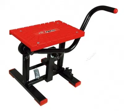 CAVALLETTO A LEVA CROSS RIPIANO IN TPU rosso Racetech