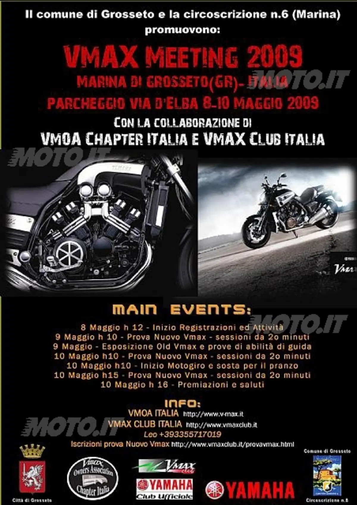 Tra l'8 e il 10 maggio si terrà l'annuale VMax Meeting 2009