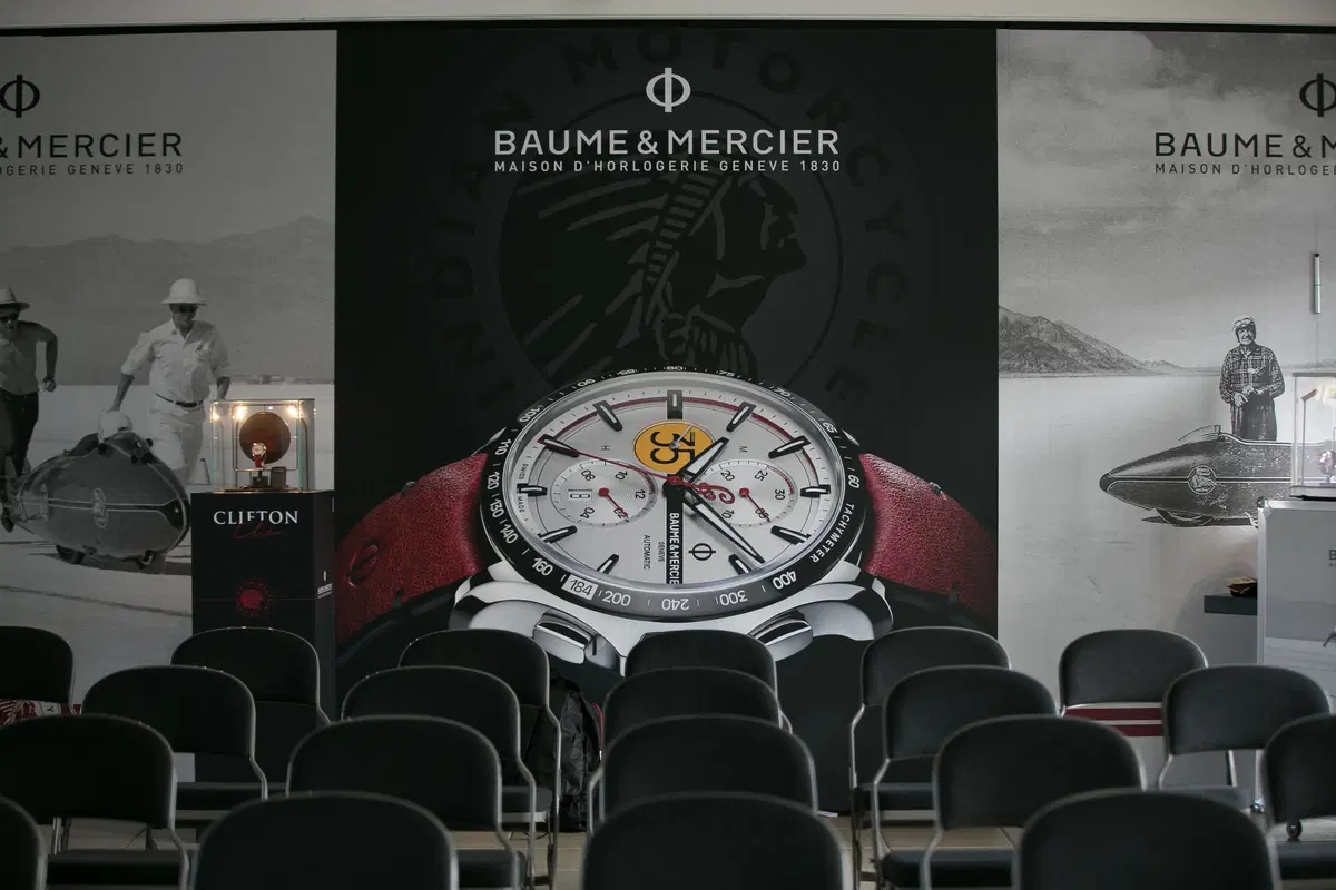Baume & Mercier e Indian Motorcycle, una giornata in circuito a Vairano per celebrare la partnership (16)