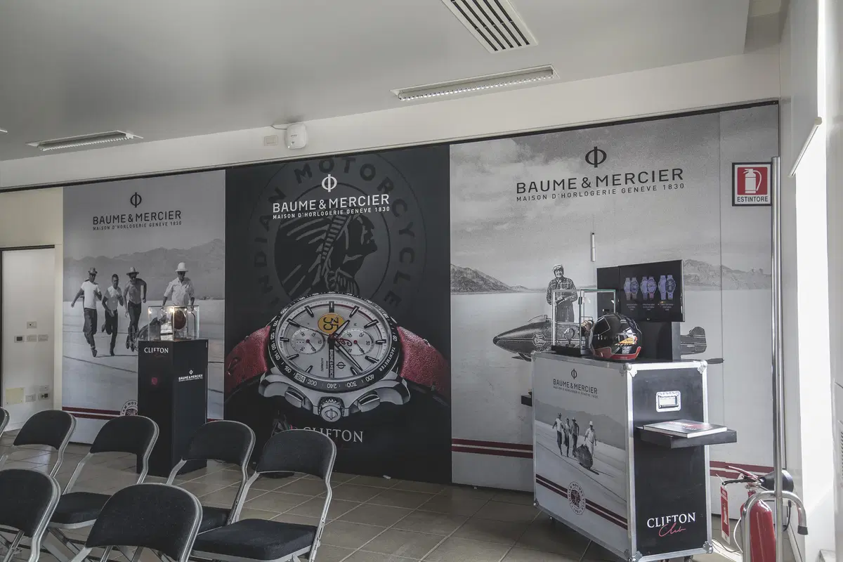 Baume & Mercier e Indian Motorcycle, una giornata in circuito a Vairano per celebrare la partnership (59)
