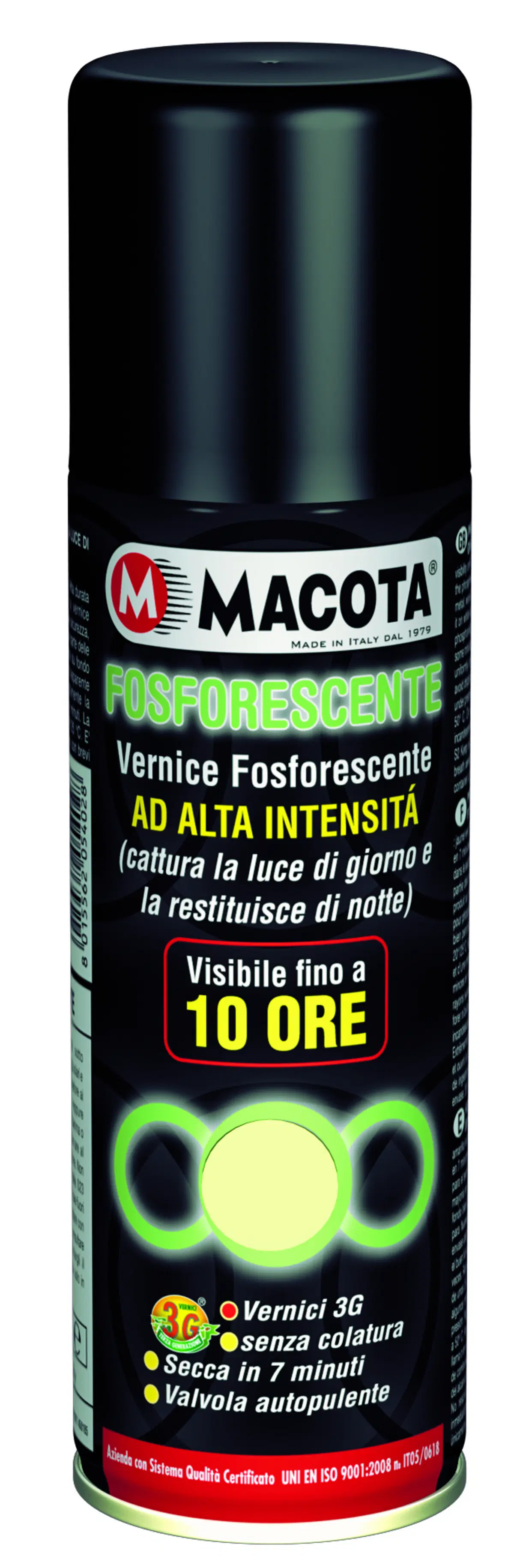 Vernice spray fosforescente Macota
