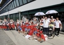 I piloti del San Carlo Junior Team sulla pista del MotoMondiale