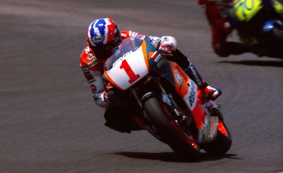 Doohan con la Honda NSR nella seconda metà degli anni 90