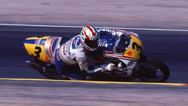 Doohan impegnato nel Mondiale 1991