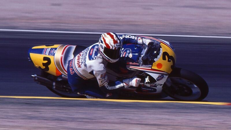 Doohan impegnato nel Mondiale 1991