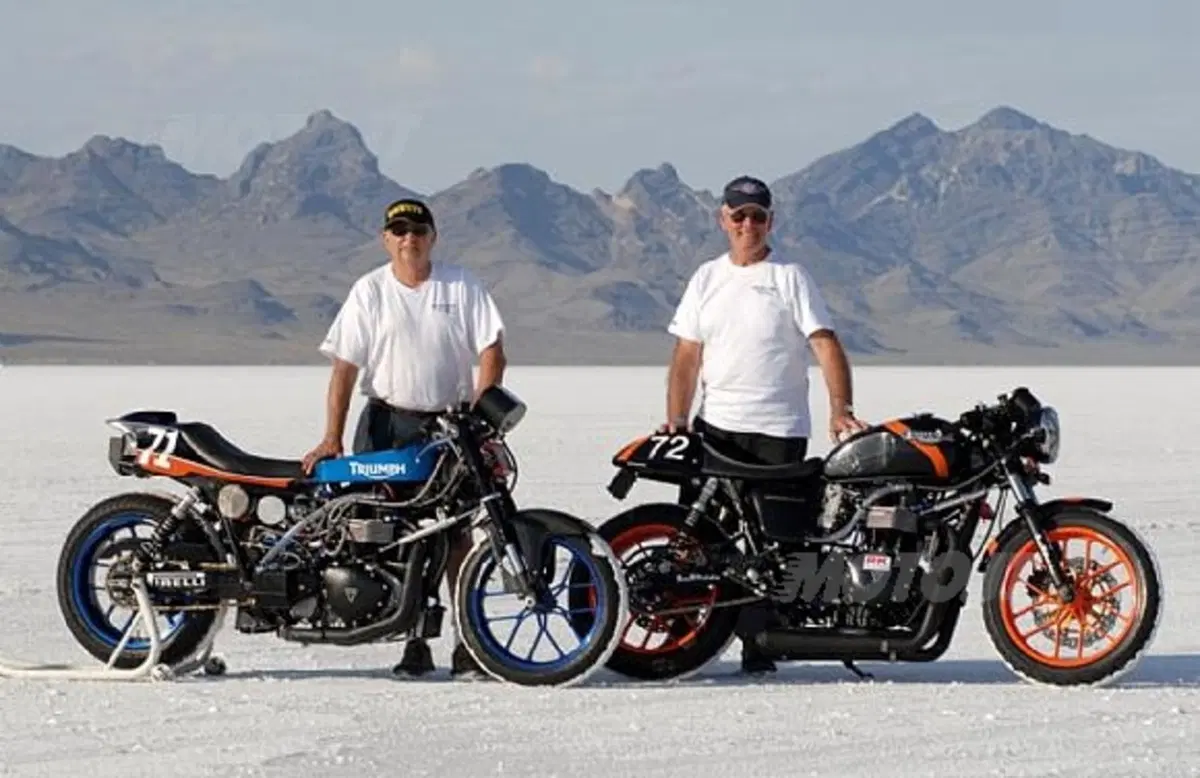 II radiali Diablo su due Triumph Bonneville, conquistano 4 record di velocità  