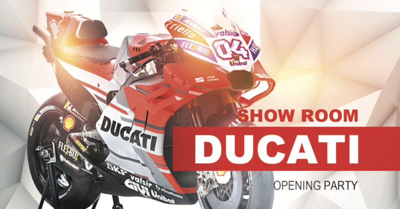 Ducati: Activ Motor apre a Galliate. Festa il 9/10 giugno