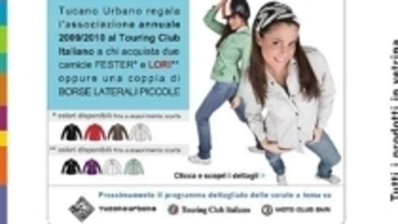 Tucano Urbano si mette in viaggio con il Touring Club Italiano.