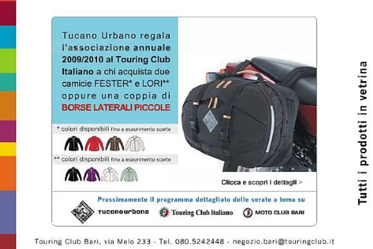 Tucano Urbano si mette in viaggio con il Touring Club Italiano. (2)