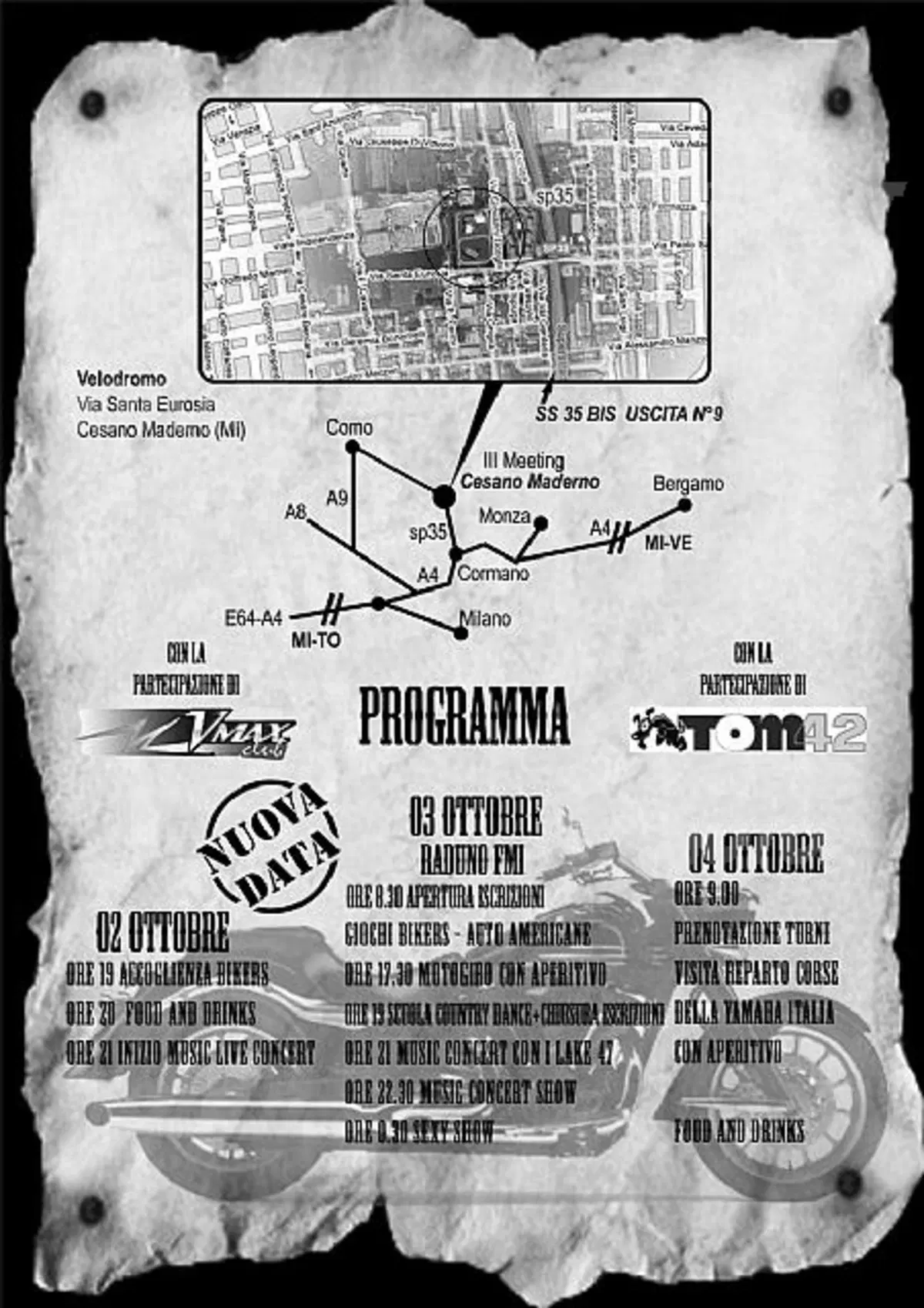 Dal 2 al 4 ottobre Yamaha XV Motorparty a Cesano Maderno (MI) (2)