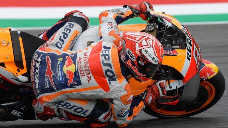 MotoGP 2018. Marquez in testa nelle FP3 al Mugello