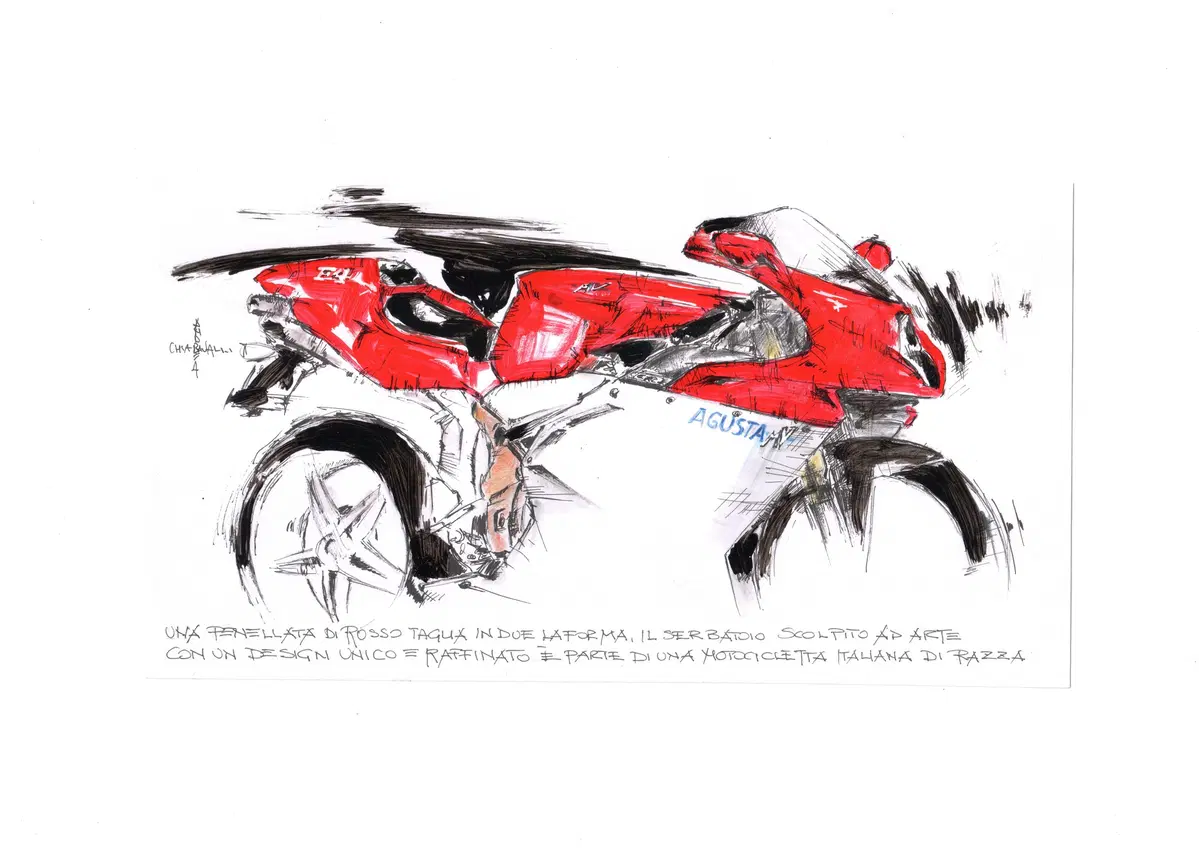 In Serbatoio Veritas: una mostra di dipinti di moto per beneficenza (16)