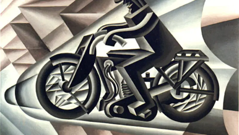 Le moto e l'arte: la pittura