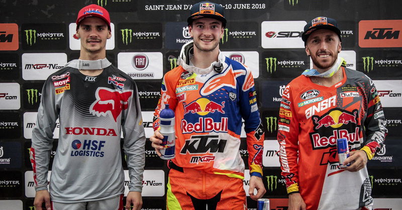 MX 2018, GP di Francia. Le dichiarazioni dal podio