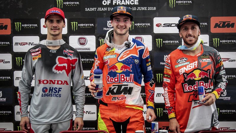 MX 2018, GP di Francia. Le dichiarazioni dal podio