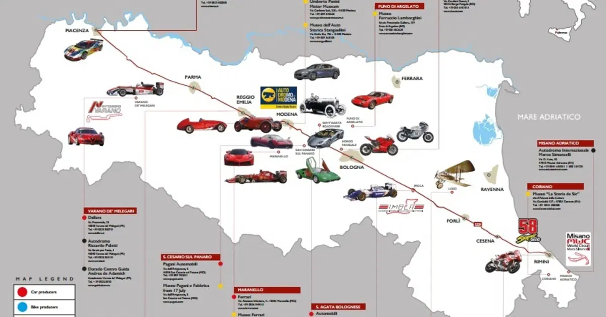 La Motor Valley sempre pi&ugrave; meta internazionale per le vacanze