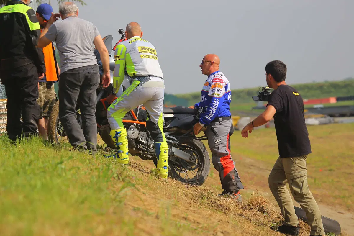 A scuola di maxienduro con la KTM 1090ADV R da Fabio Fasola!