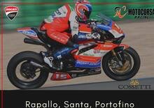 Federico Sandi con la Ducati SuperStock da Rapallo a Portofino