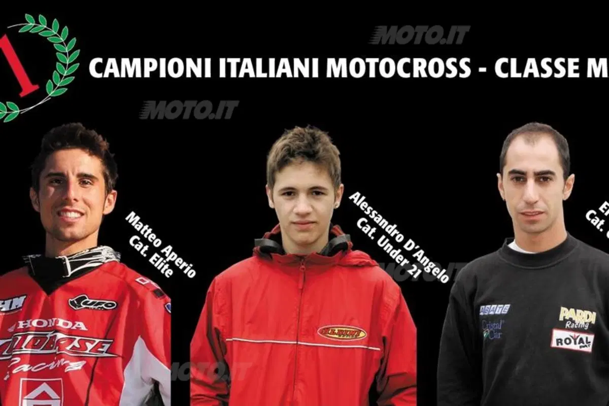 I sei Campioni d’Italia Motocross 2009 (2)