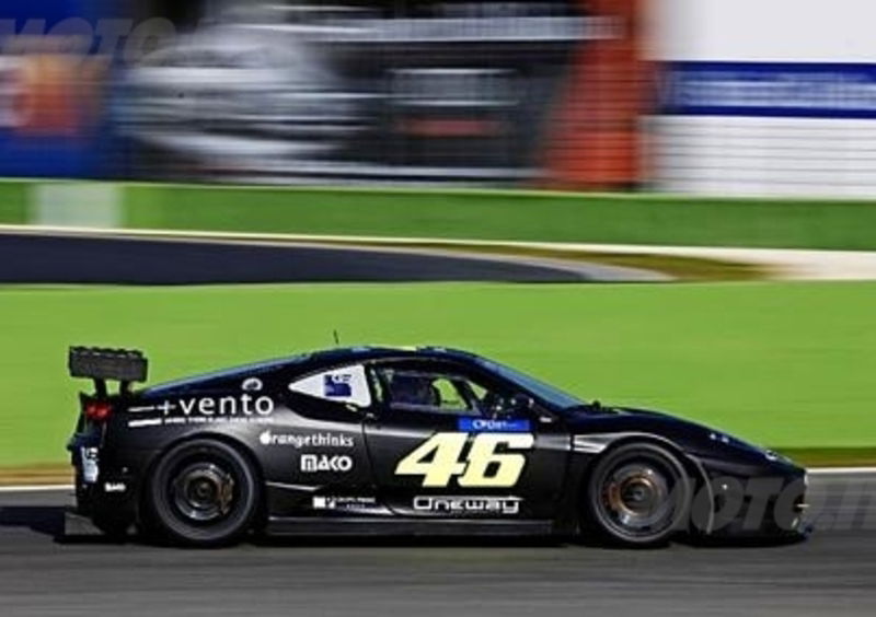 Vale debutta sulla Ferrari 430 GT3