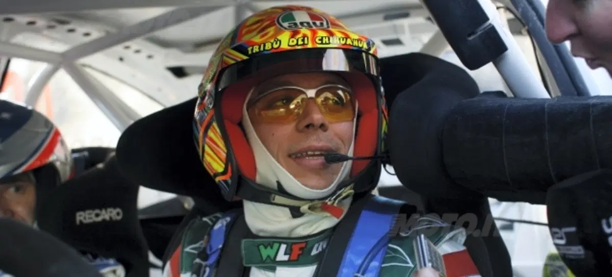 Rossi in gara con la Focus WRC 