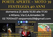 Moto39 festeggia i 40 anni con un porte aperte! 