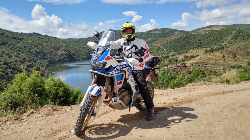 Honda Africa Twin Adventure Sport durante lo scouting