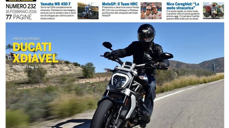 Magazine n&deg;232, scarica e leggi il meglio di Moto.it 