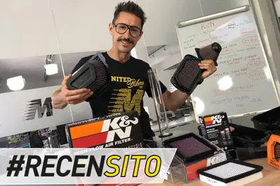 K&N. Recensito filtri aria per Aprilia, BMW, Yamaha