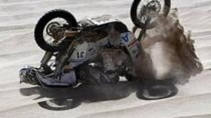 Luca Manca cade alla Dakar. E&#039; grave