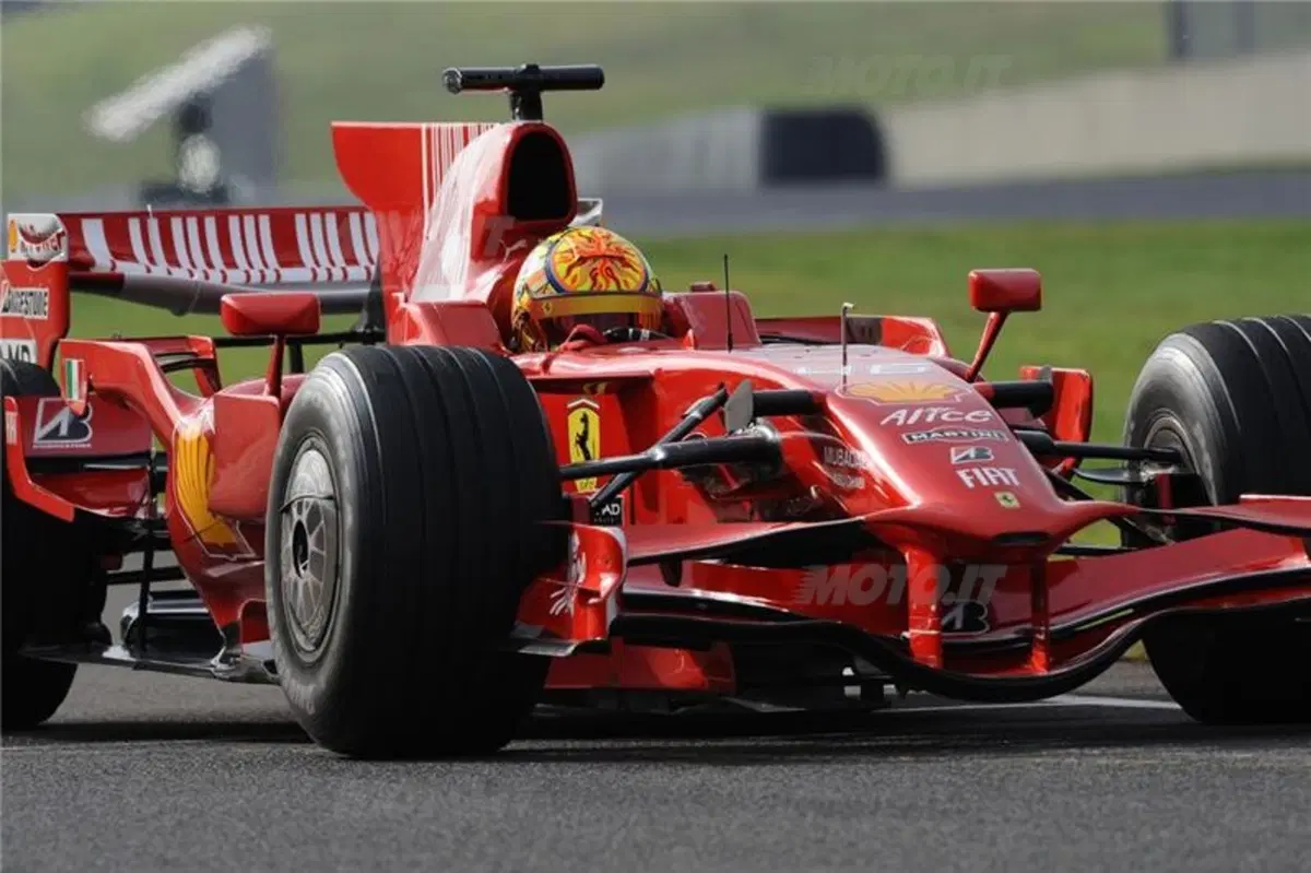 Rossi sulla Ferrari F1 a fine gennaio