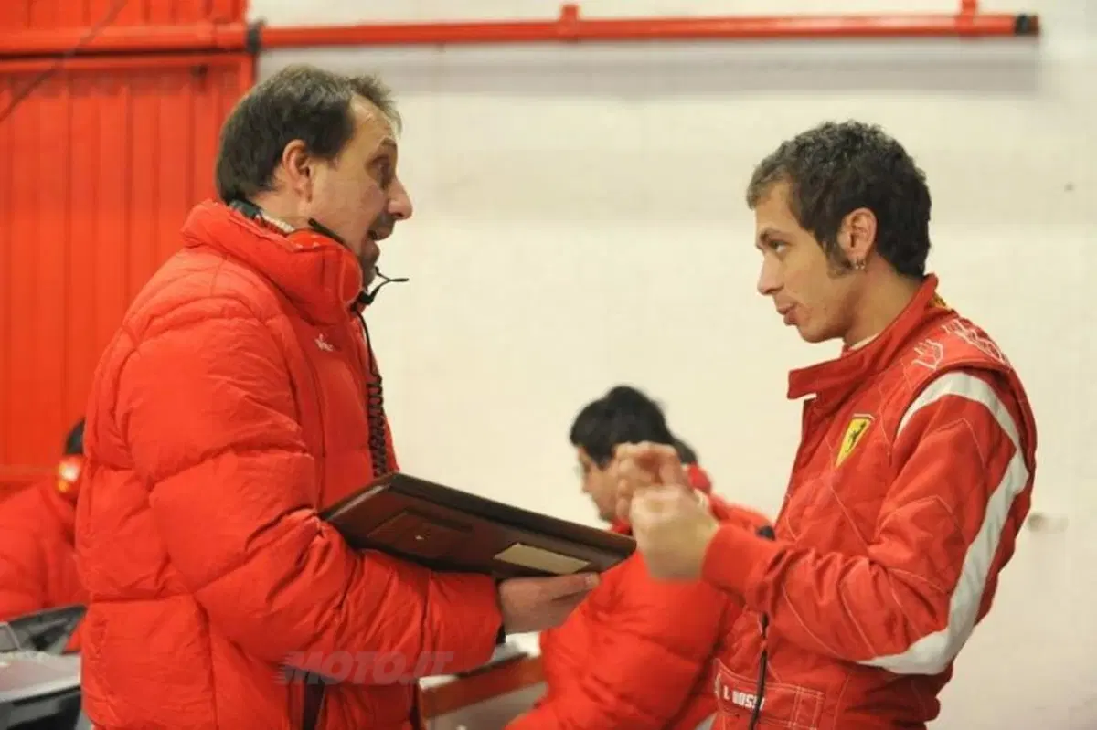 Rossi con la Ferrari F2008 a Montmelò (5)