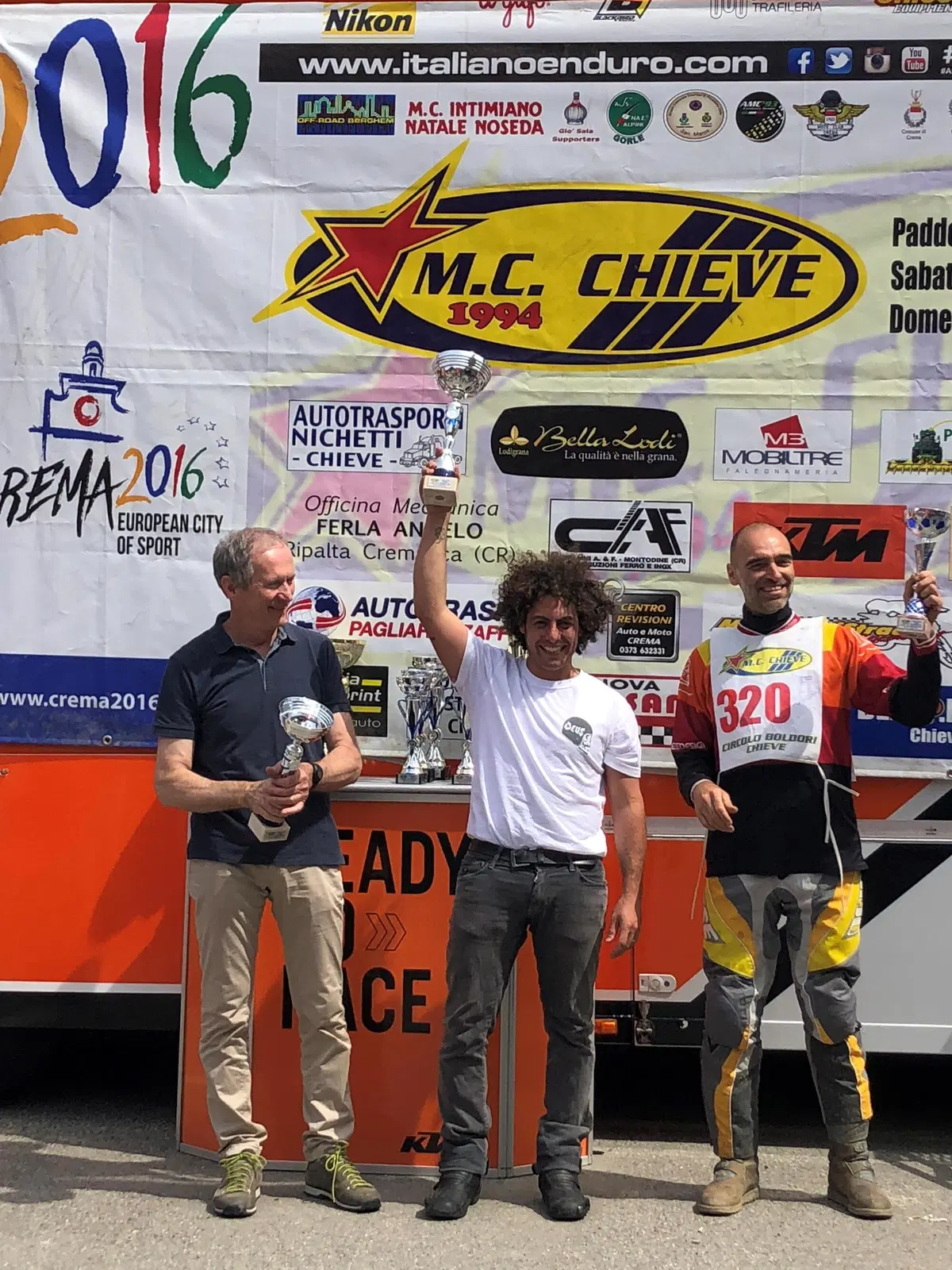 Grande sfida al Trofeo Italiano Scrambler in sella alla Caballero 125 con presidente della FMI! (26)