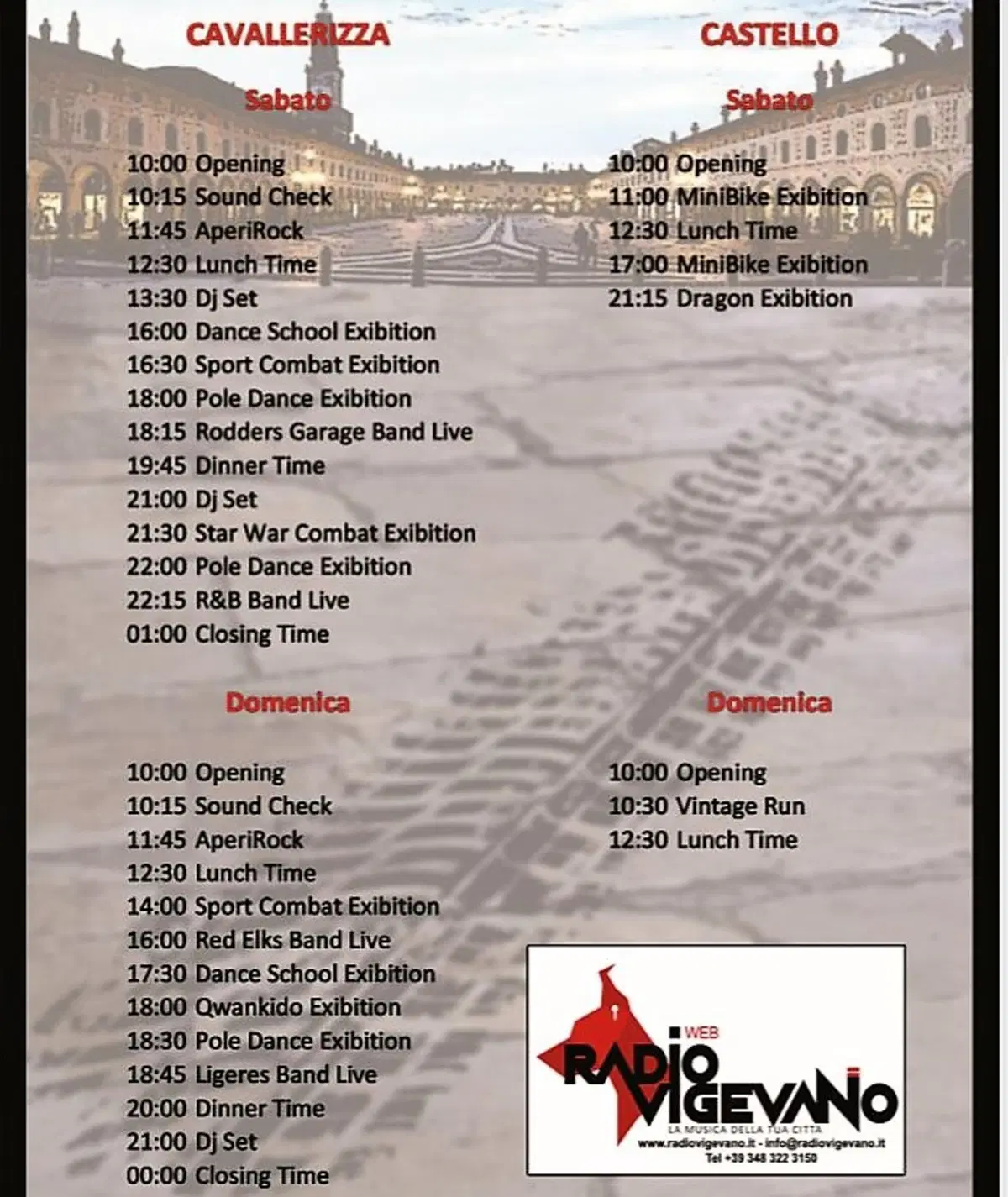 Vigevano 2K18: Tutto pronto il per il grande raduno Harley e non solo
