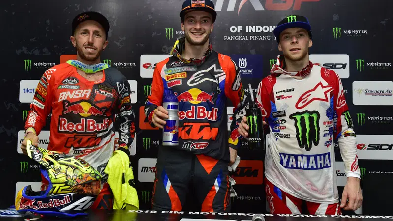 MX 2018, il GP d'Indonesia. Interviste dal podio