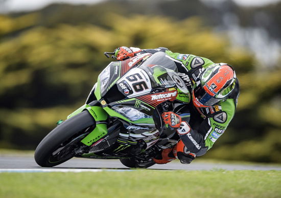 SBK. Phillip Island test. Sykes in testa nel Day 1