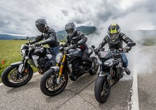 Ducati Monster 1200S v Honda CB1000R v Triumph Speed Triple RS
