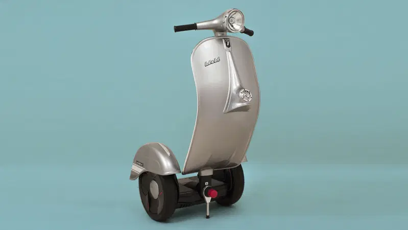 Segway Vespa, un'idea originale di Bell &amp; Bell Studio