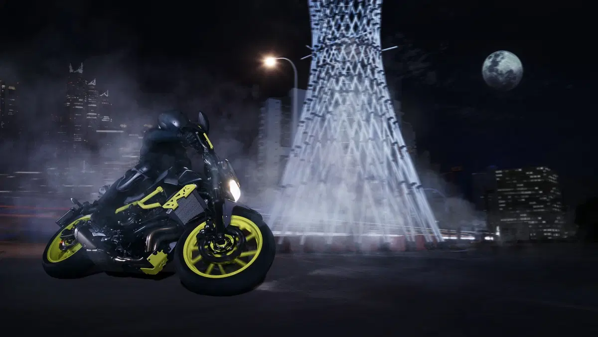 Yamaha MT-07 Moto Cage, il 2016 in Fluo
