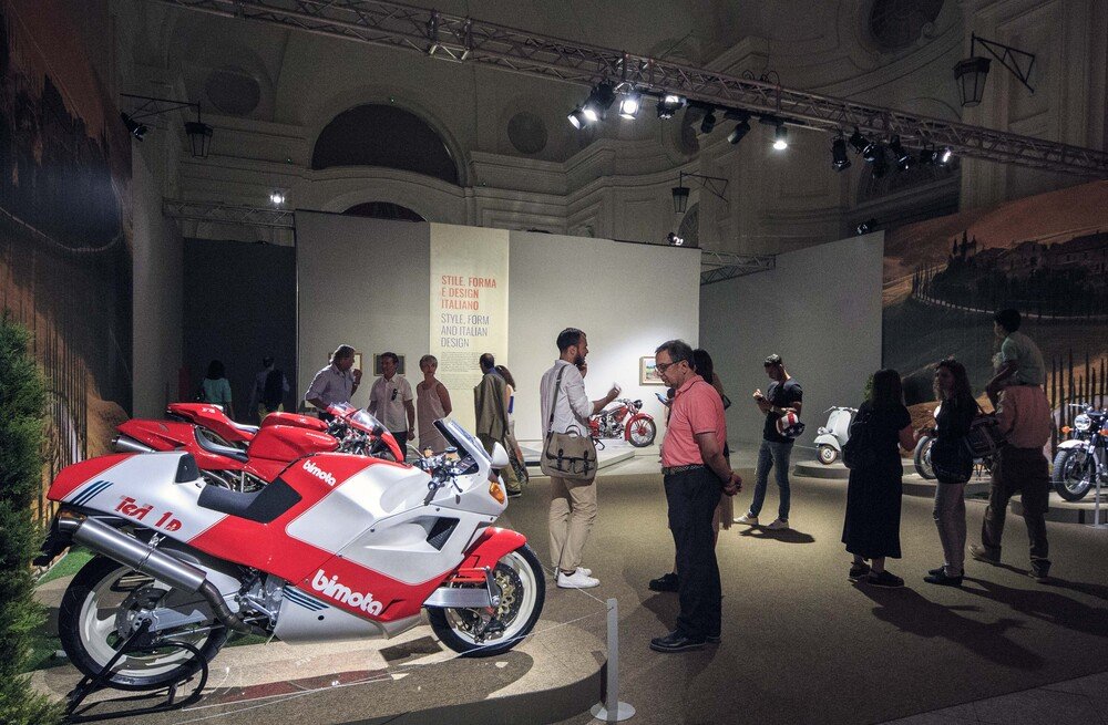 Bimota e Ducati ancora nella sala dedicata a Stile, forma e design italiano