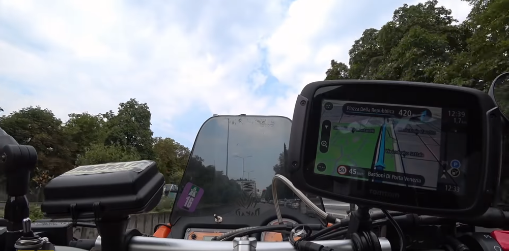 Il test del TomTom Rider 550