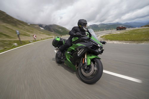 Con Louis Moto e i suoi prodotti sul Grossglockner (3)