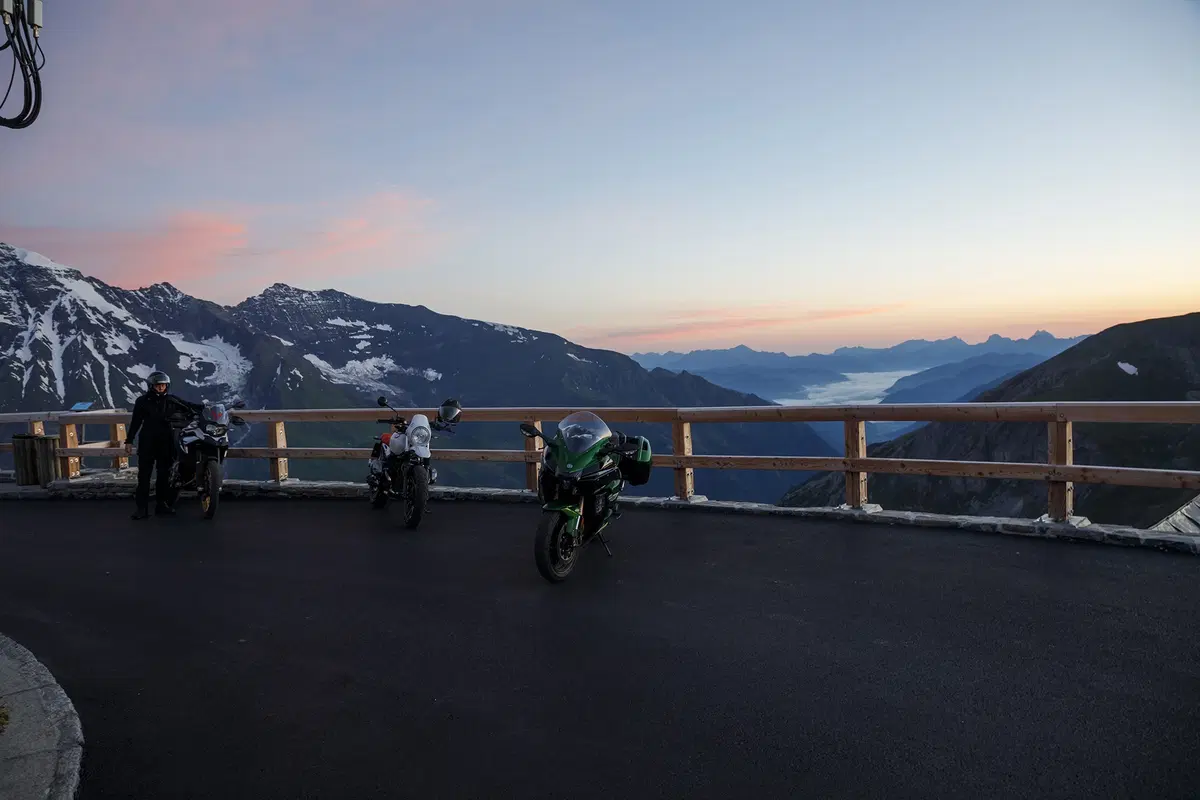 Con Louis Moto e i suoi prodotti sul Grossglockner (28)