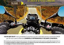 Suzuki Bike Back: finanziamenti ed estensioni garanzia