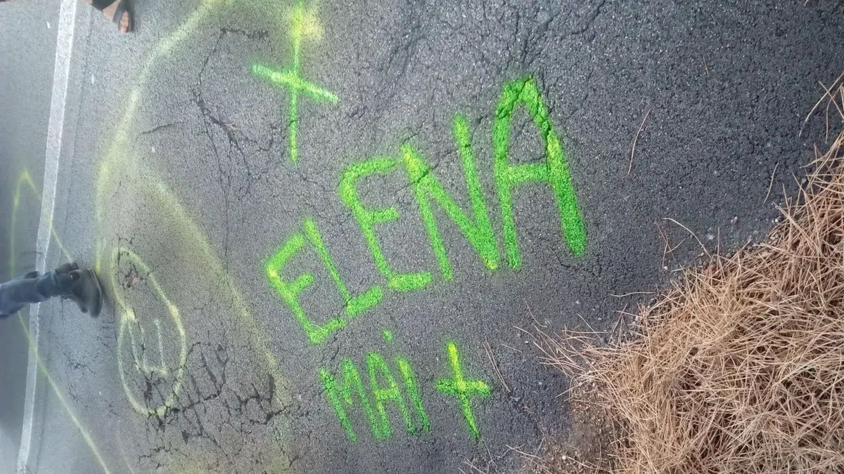 "Lupe de Roma": nel nome di Elena, vernice spray segnala le buche