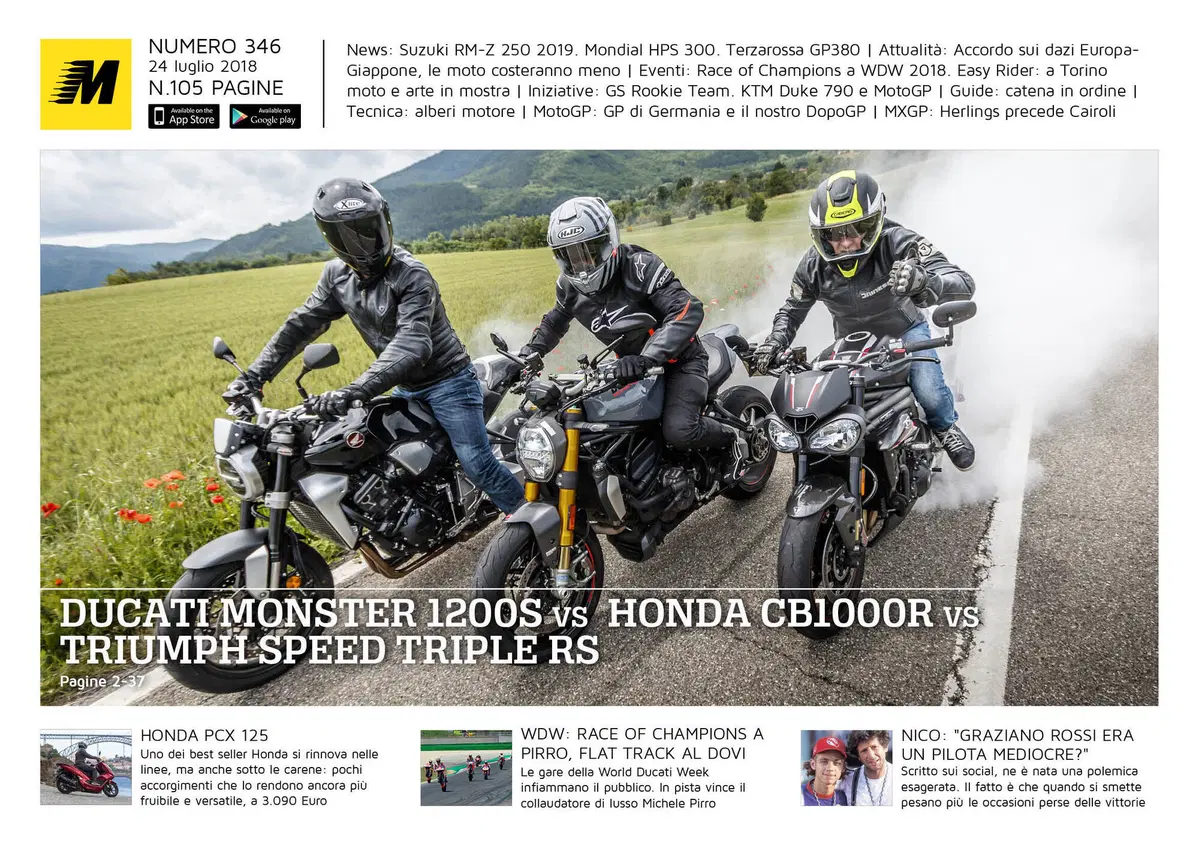 Magazine n&deg; 346, scarica e leggi il meglio di Moto.it 