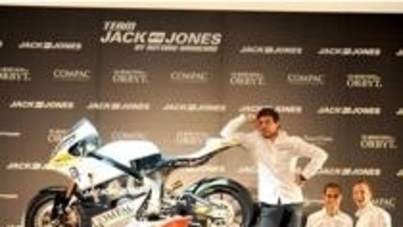 Antonio Banderas ha presentato Jack&amp;Jones, il suo team di Moto2