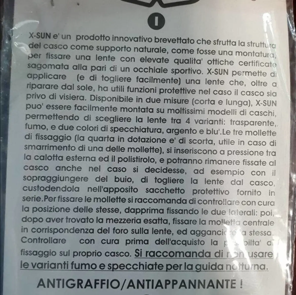 Lente parasole universale corta specchiata/argento Project for Safety (3)