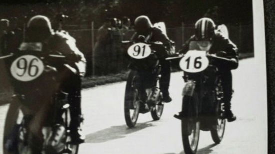 Altro momento della sfida infinita Gilera-Guzzi